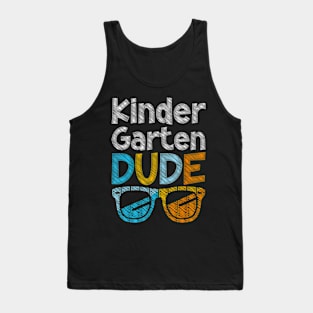 Kindergarten Dude Back To School Kindergarten Students Tank Top